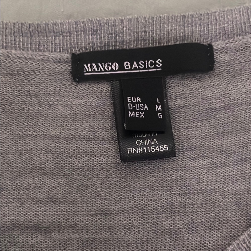 Mango Basic Ruffle Cardigan Sweater - Picture 2 of 2